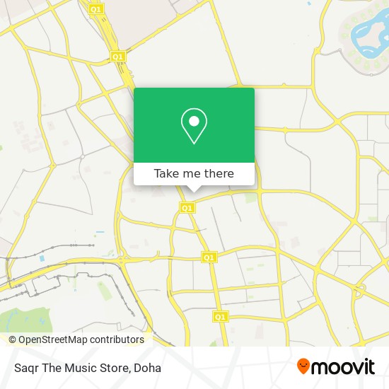 Saqr The Music Store map