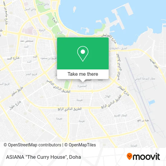 ASIANA "The Curry House" map