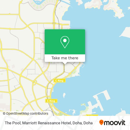 The Pool, Marriott Renaissance Hotel, Doha map
