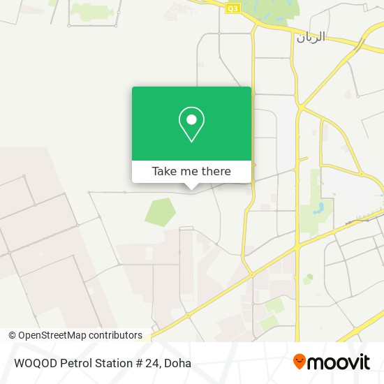 WOQOD Petrol Station # 24 map