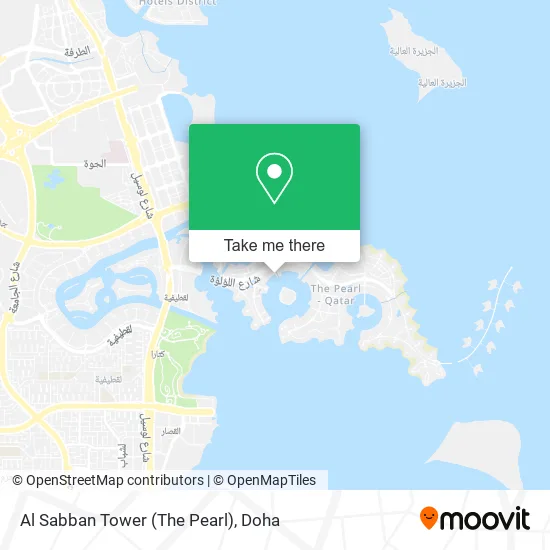 Al Sabban Tower  (The Pearl) map
