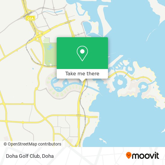 Doha  Golf Club map