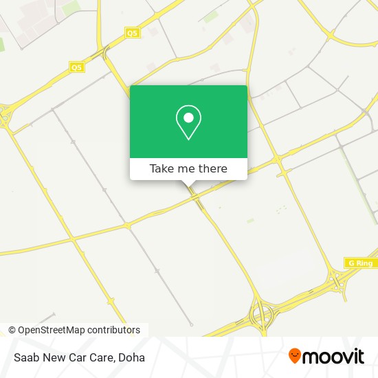 Saab New Car Care map