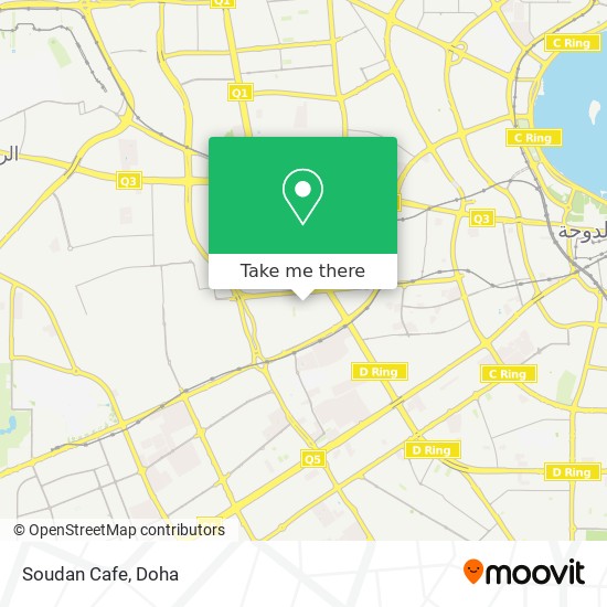 Soudan Cafe map