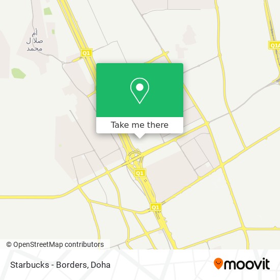 Starbucks - Borders map