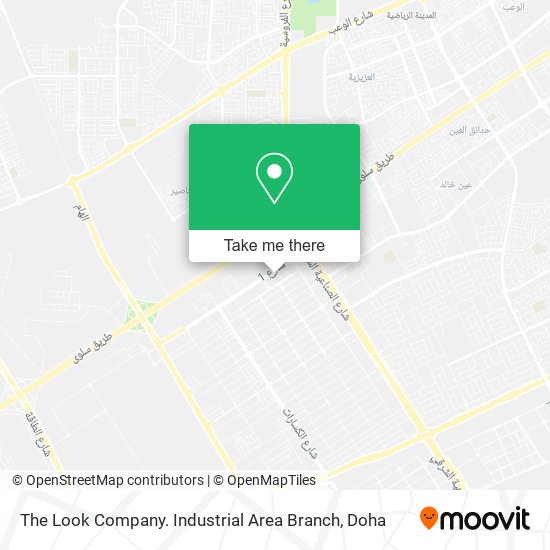 The Look Company. Industrial Area Branch map