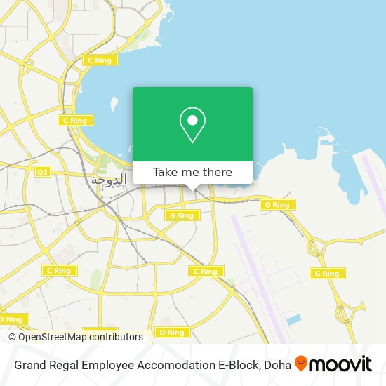 Grand Regal Employee Accomodation E-Block map