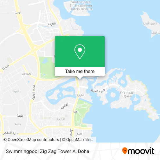 Swimmingpool Zig Zag Tower A map