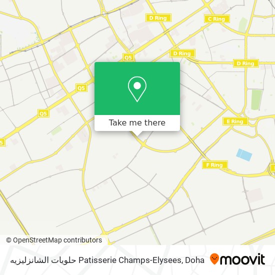حلويات الشانزليزيه Patisserie Champs-Elysees map