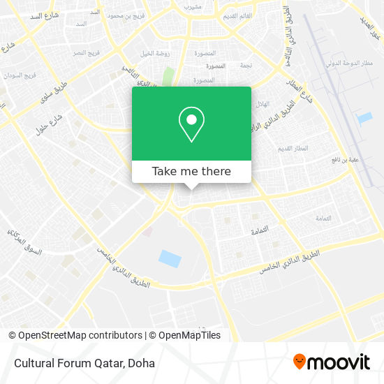 Cultural Forum Qatar map
