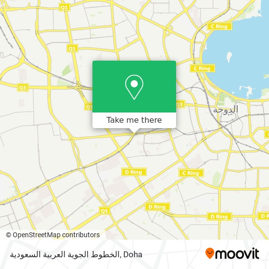 الخطوط الجوية العربية السعودية map