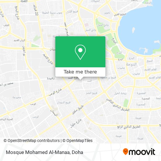 Mosque Mohamed Al-Manaa map