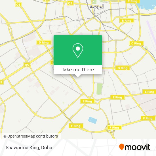 Shawarma King map