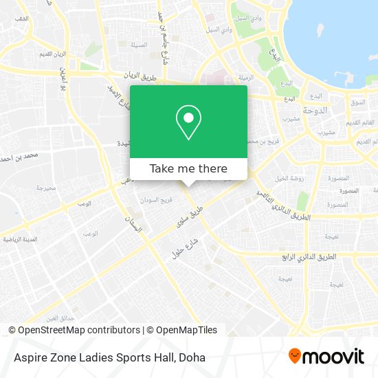 Aspire Zone Ladies Sports Hall map