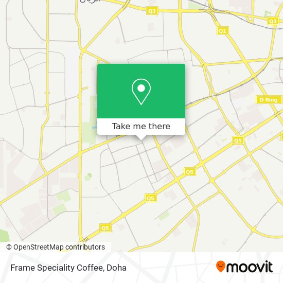 Frame Speciality Coffee map