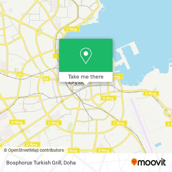 Bosphorus Turkish Grill map
