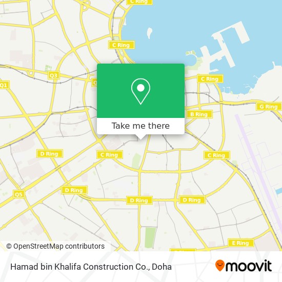 Hamad bin Khalifa Construction Co. map