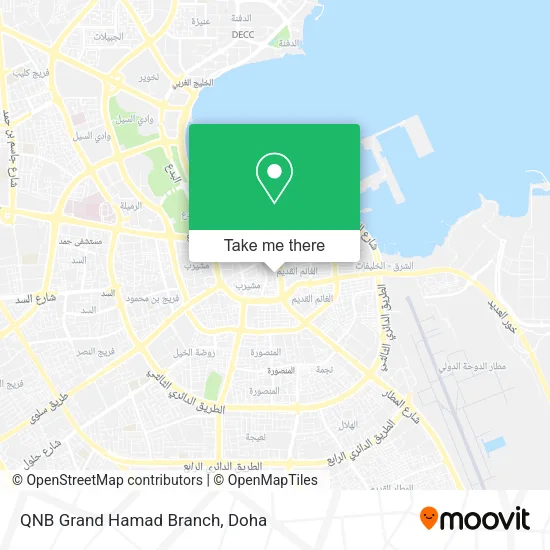 QNB Grand Hamad Branch map