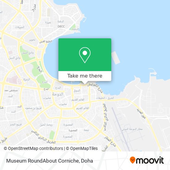 Museum RoundAbout Corniche map