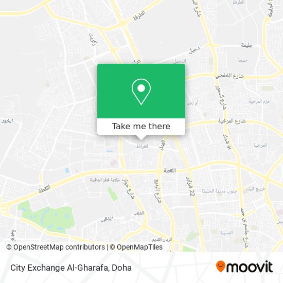 City Exchange Al-Gharafa map