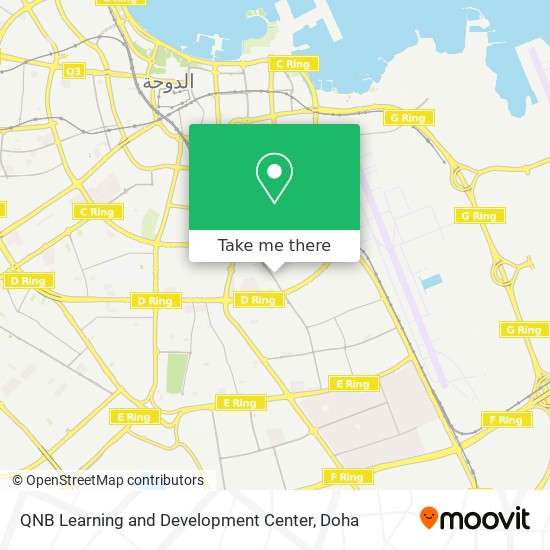 QNB Learning and Development Center map