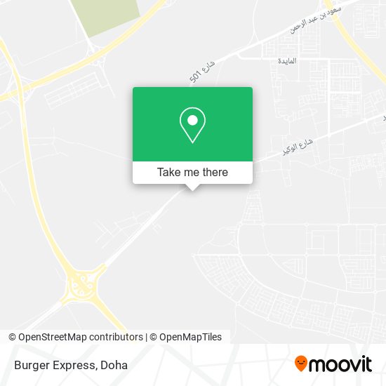 Burger Express map