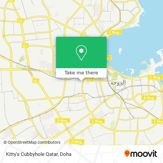 Kitty's Cubbyhole Qatar map