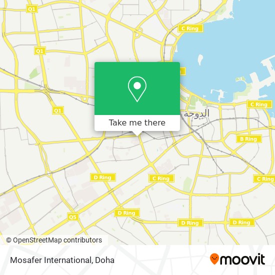 Mosafer International map