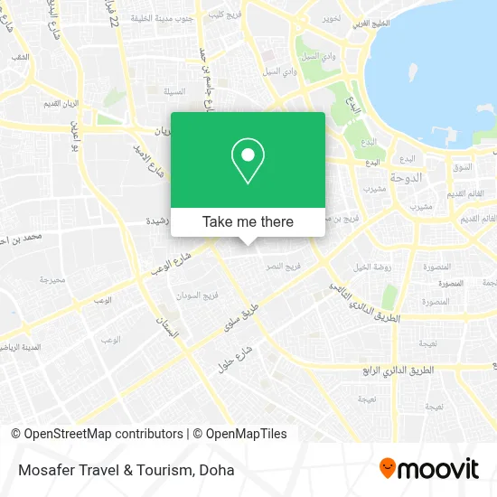 Mosafer Travel & Tourism map