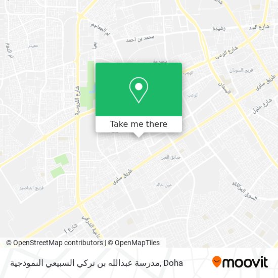 مدرسة عبدالله بن تركي السبيعي النموذجية map