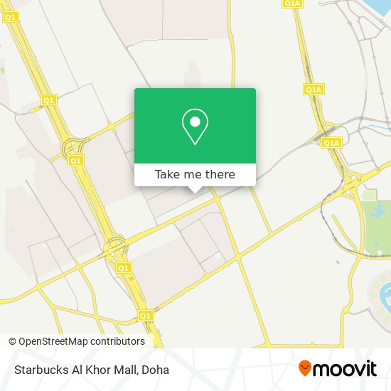 Starbucks Al Khor Mall map