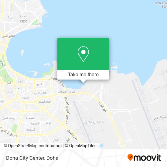 Doha City Center map