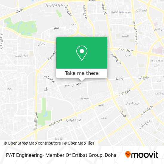 PAT Engineering- Member Of Ertibat Group map