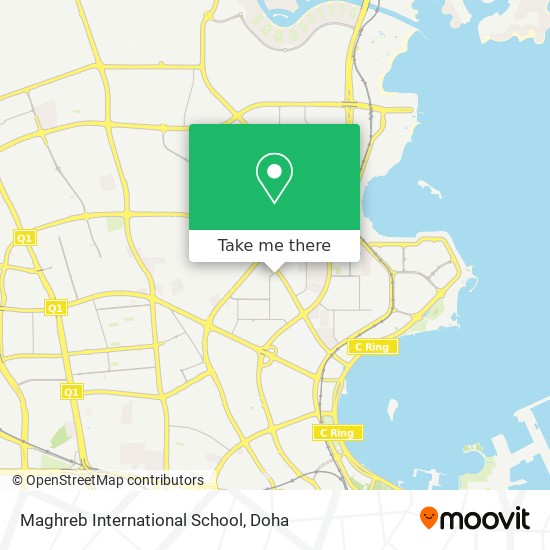 Maghreb International School map
