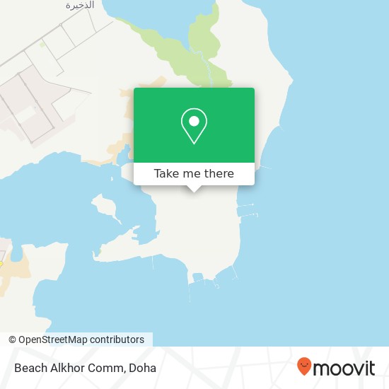 Beach Alkhor Comm map