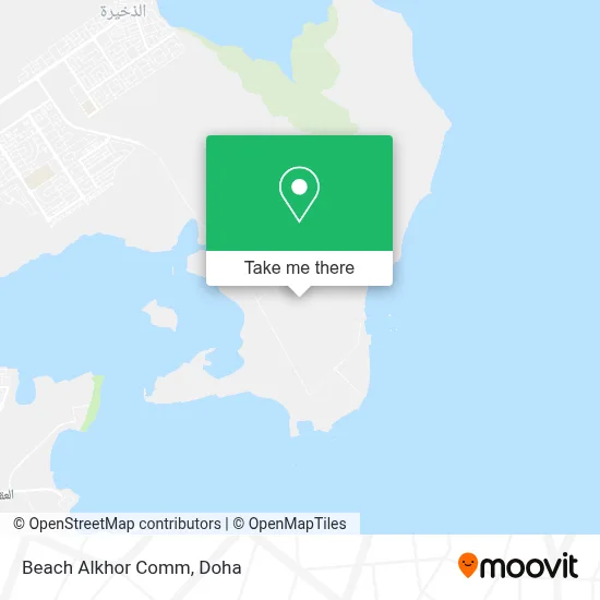 Beach Alkhor Comm map
