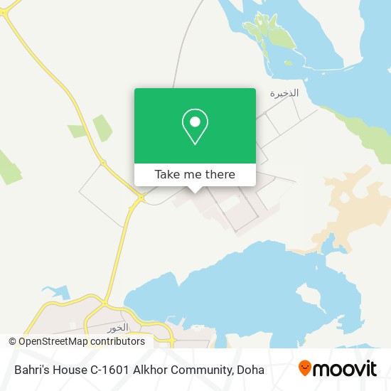 Bahri's House C-1601 Alkhor Community map