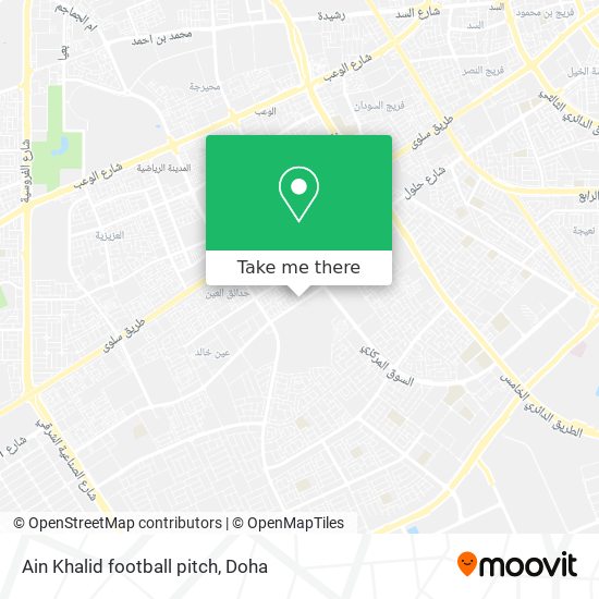 Ain Khalid football pitch map