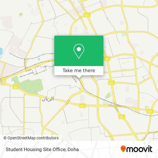 Student Housing Site Office map