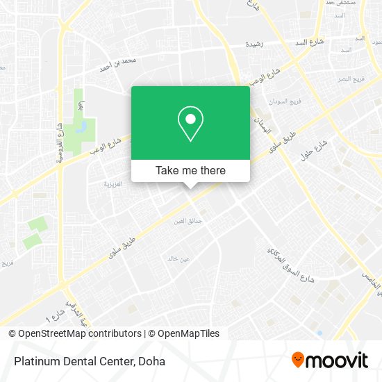 Platinum Dental Center map