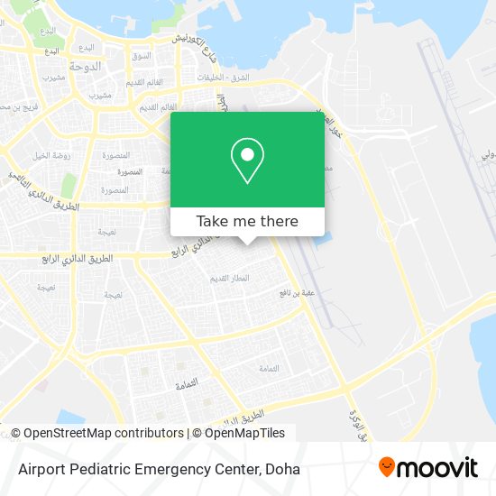 Airport Pediatric Emergency Center map