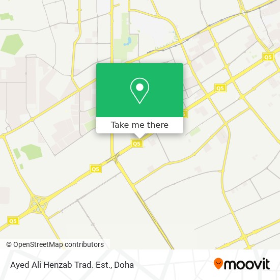 Ayed Ali Henzab Trad. Est. map