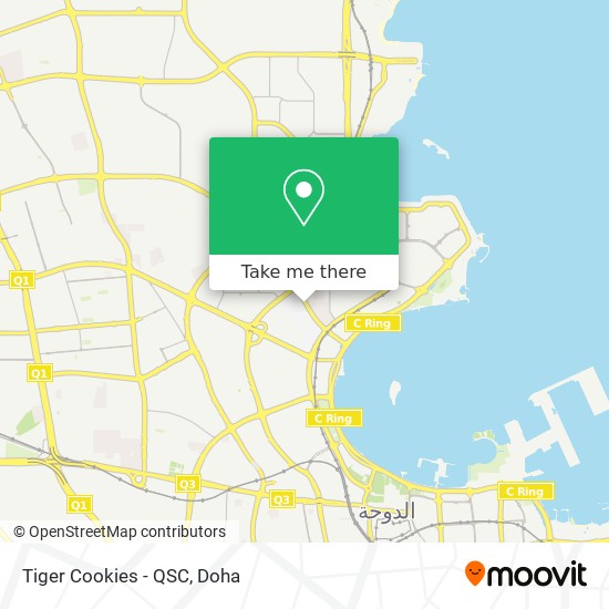 Tiger Cookies - QSC map