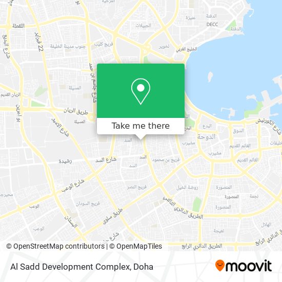 Al Sadd Development Complex map