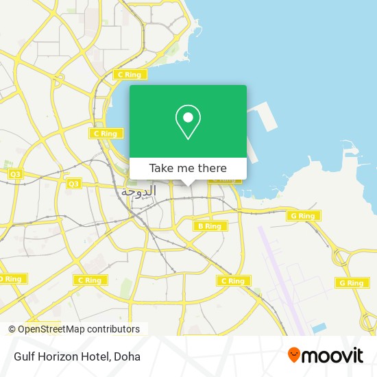 Gulf Horizon Hotel map
