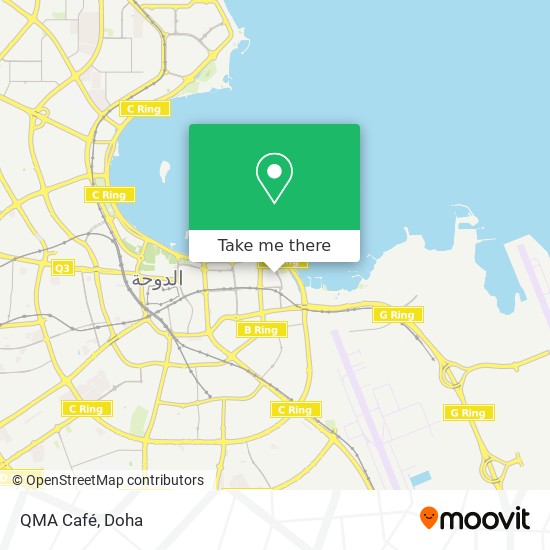 QMA Café map
