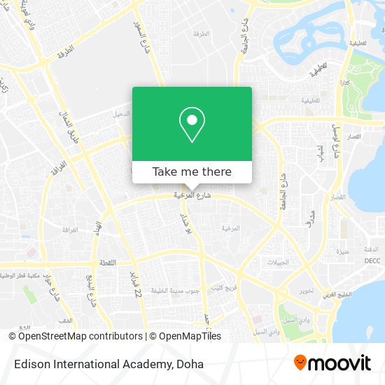 Edison International Academy map