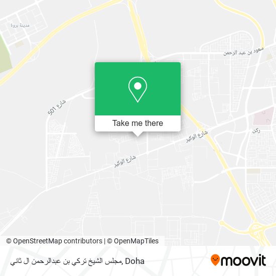 مجلس الشيخ تركي بن عبدالرحمن ال ثاني map