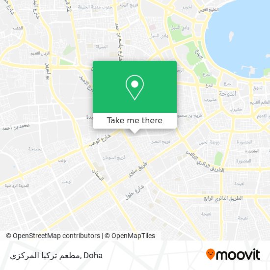مطعم تركيا المركزي map