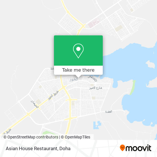 Asian House Restaurant map